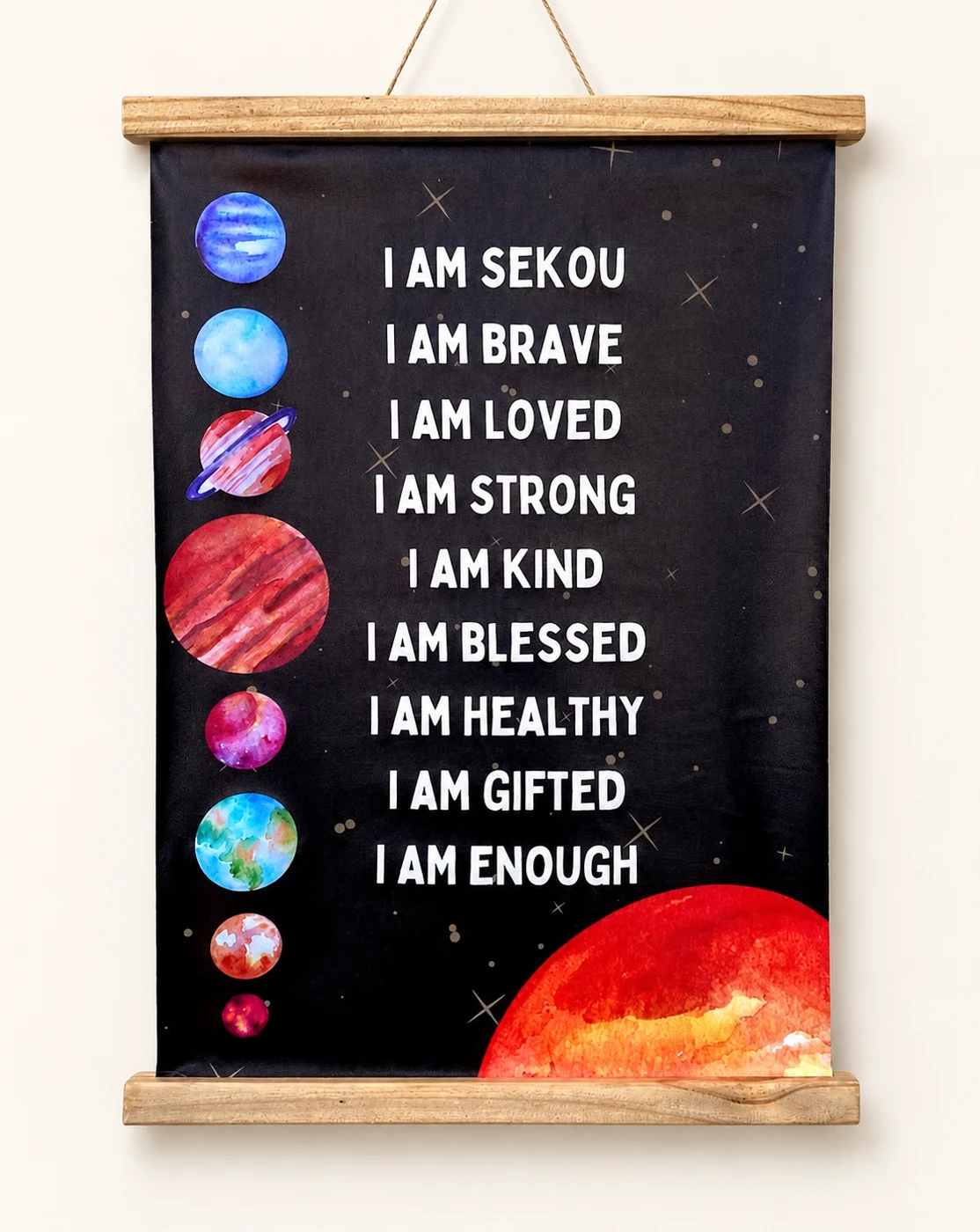 Space Affirmation Canvas Print