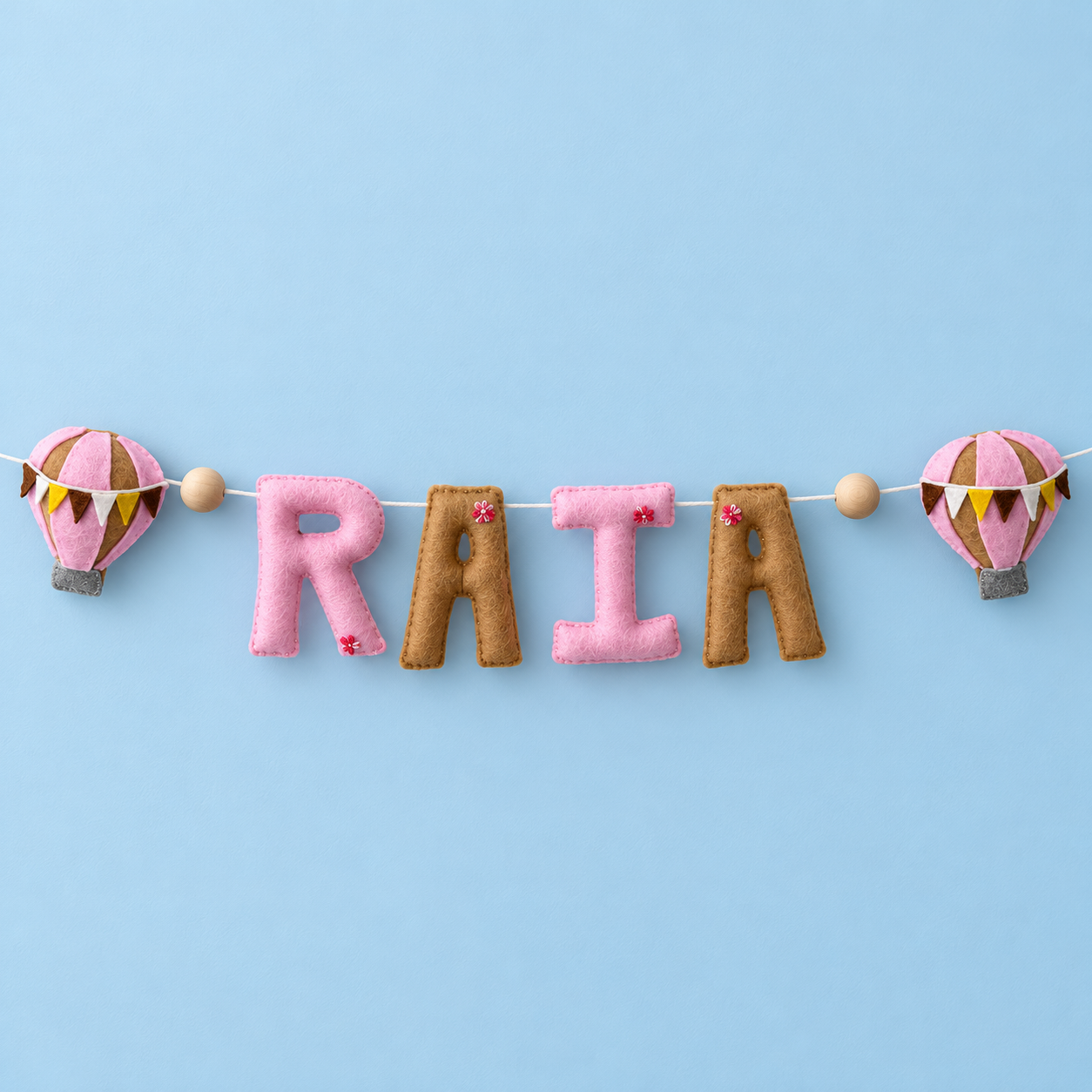 Hot Air Balloon Name Hanging — Raia