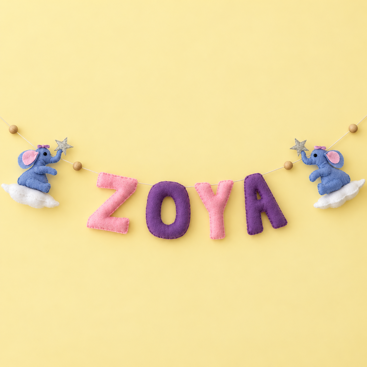 Star Elephant Name Hanging — Zoya