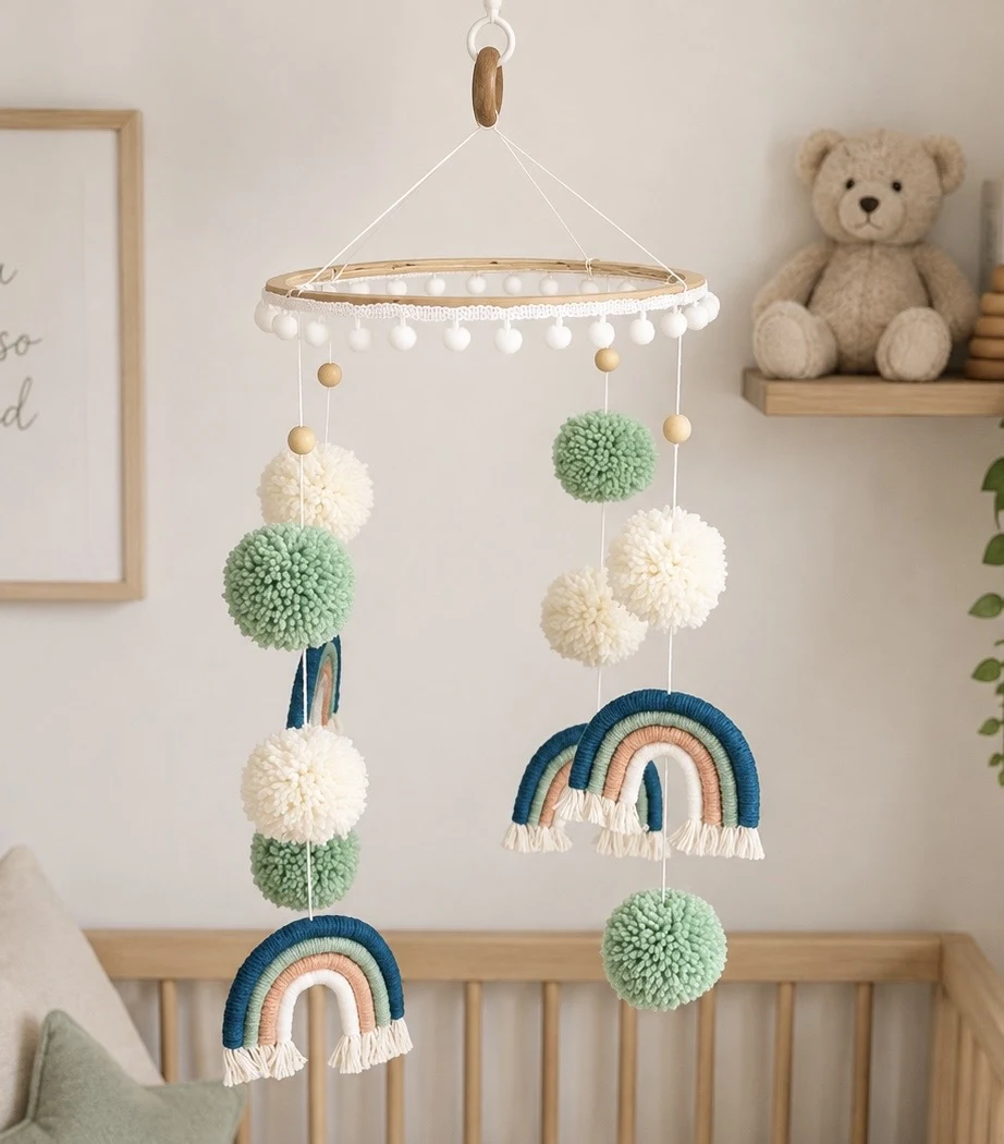Rainbow Baby Mobile