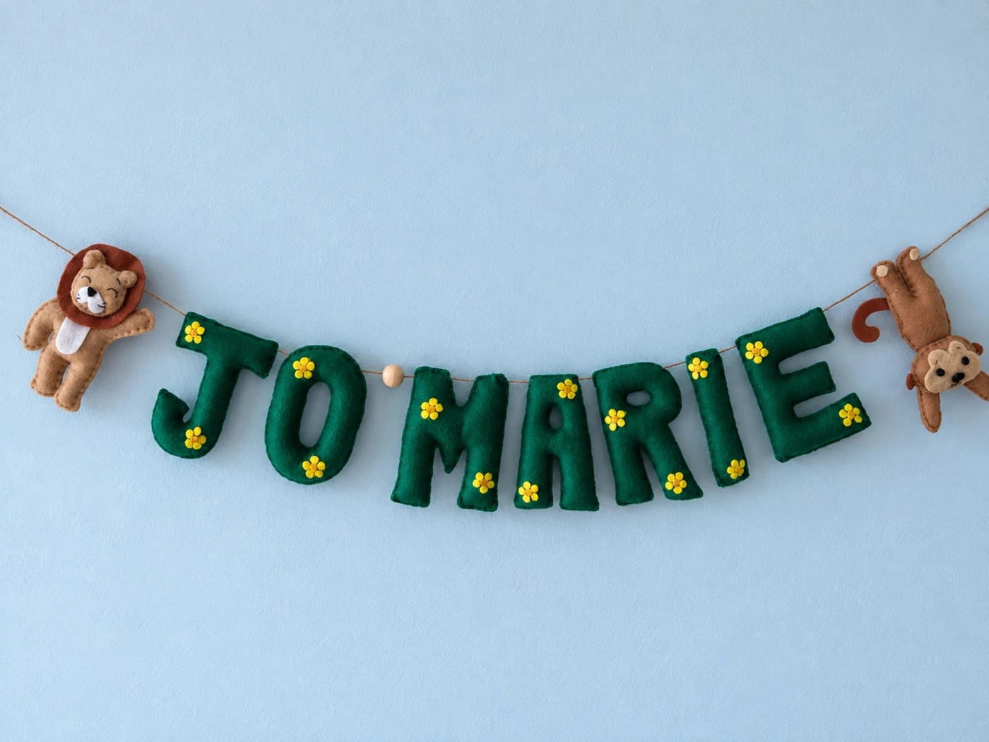 Jungle Name Hanging — Jo Marie Example