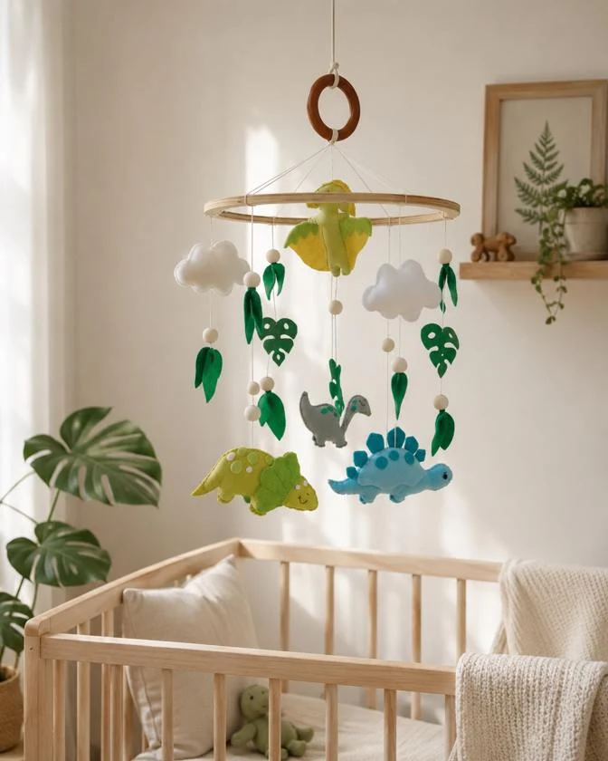 Dinosaur Safari Baby Mobile