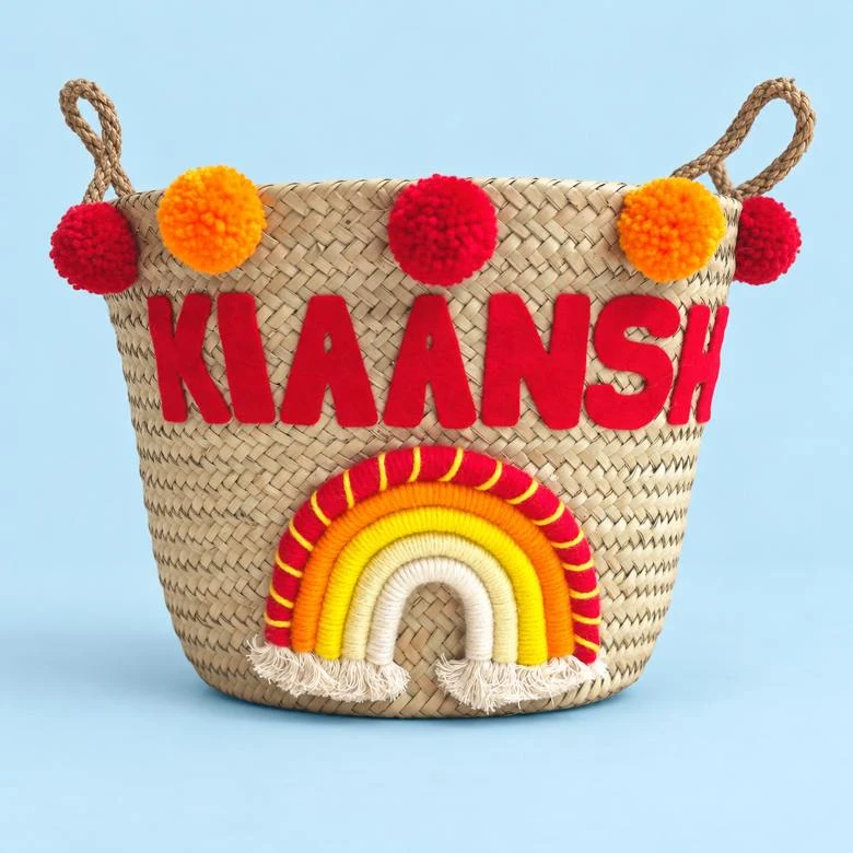 Sunset Rainbow Basket