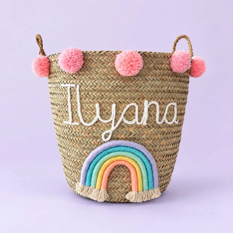 Pastel Rainbow Basket