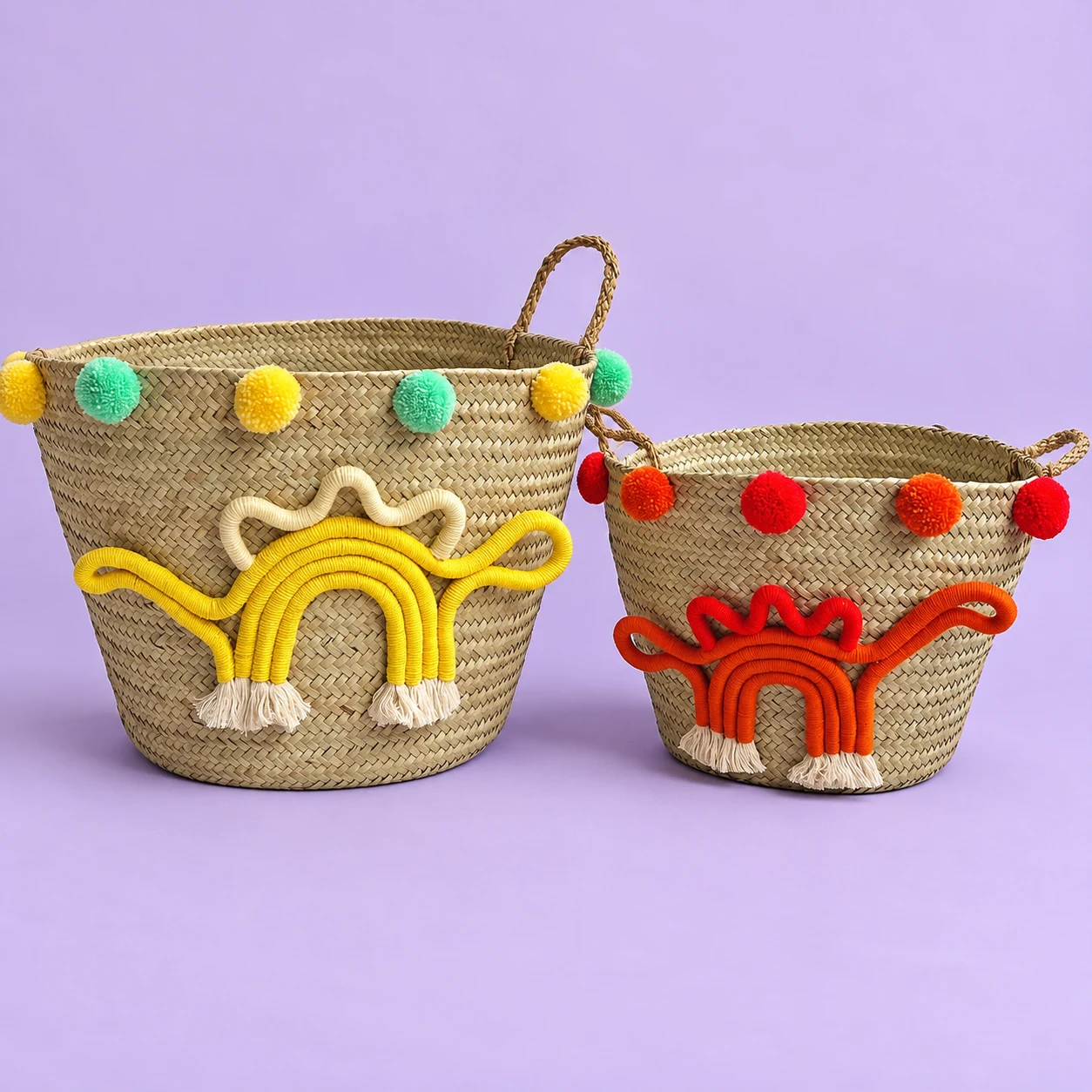 Dinosaur Basket — detail