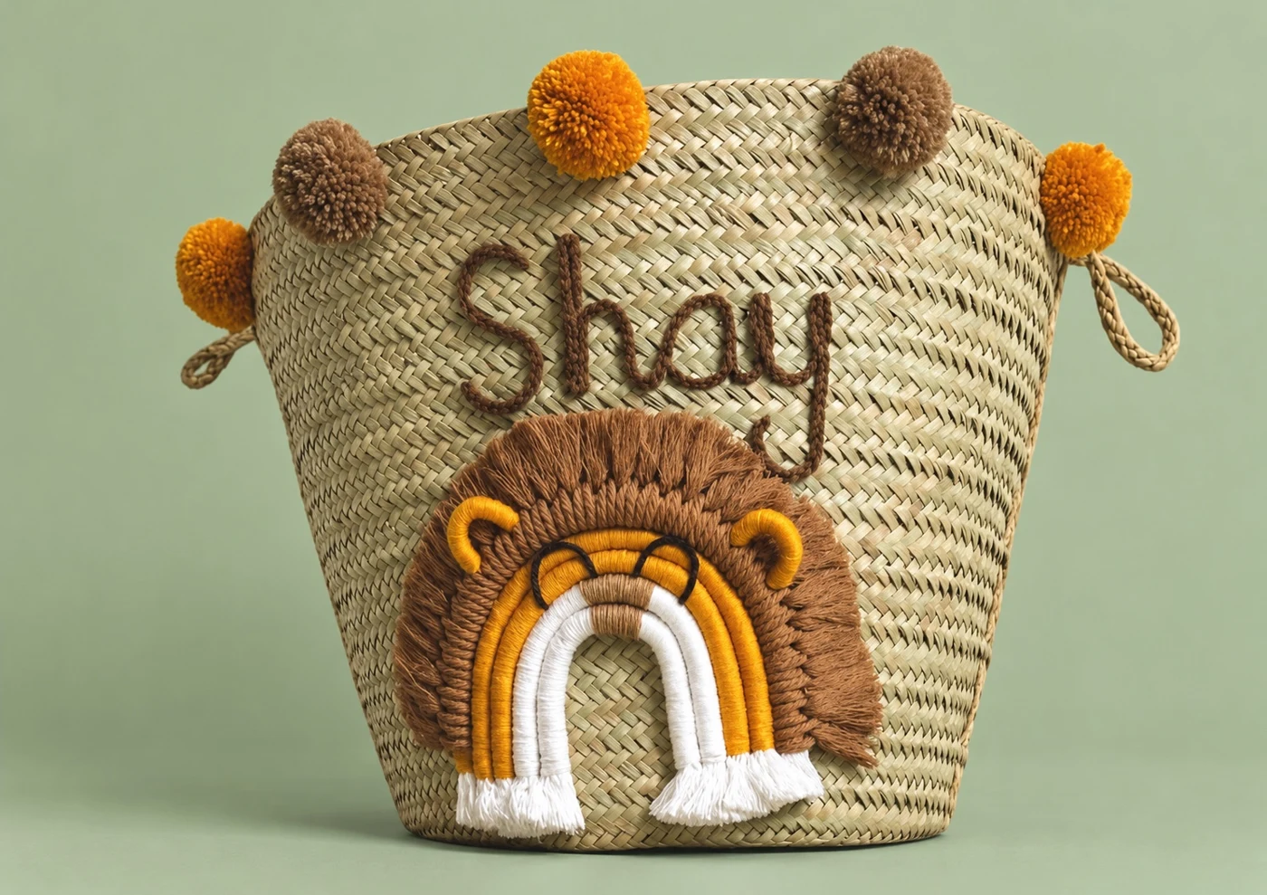 Golden Lion Basket — detail
